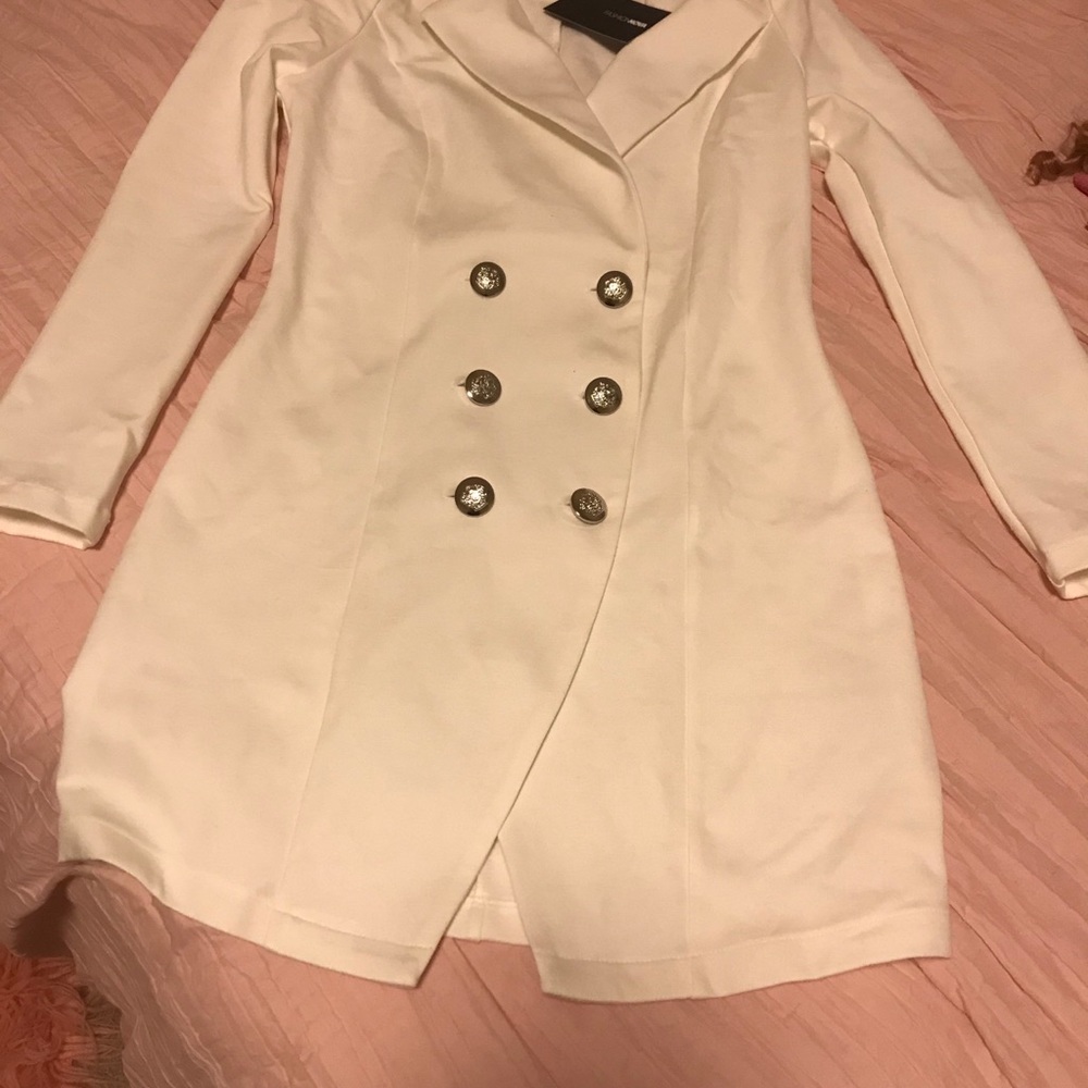 Fashion nova white blazer